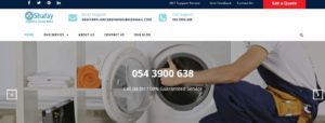 Shafay Appliance Repair Dubai's Homepage
