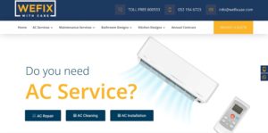 We Fix UAE's Homepage