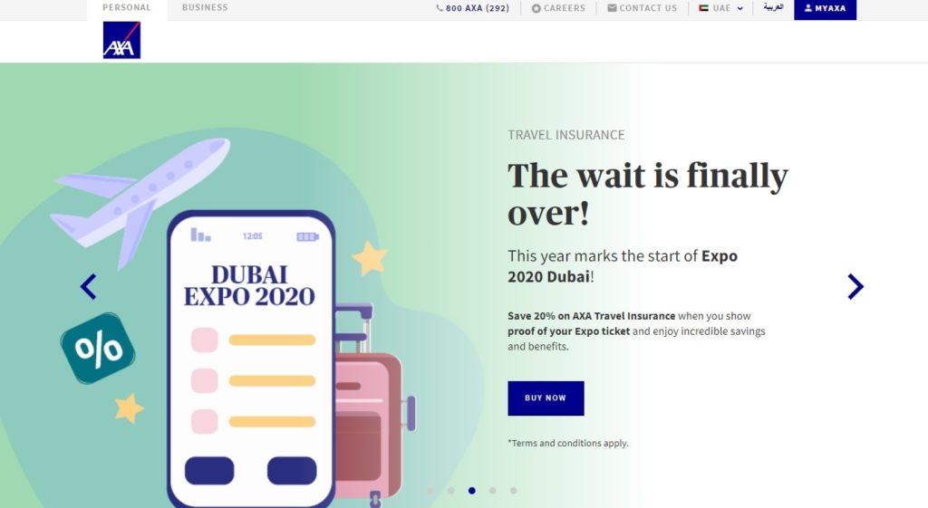 AXA Insurance (Gulf)'s Homepage