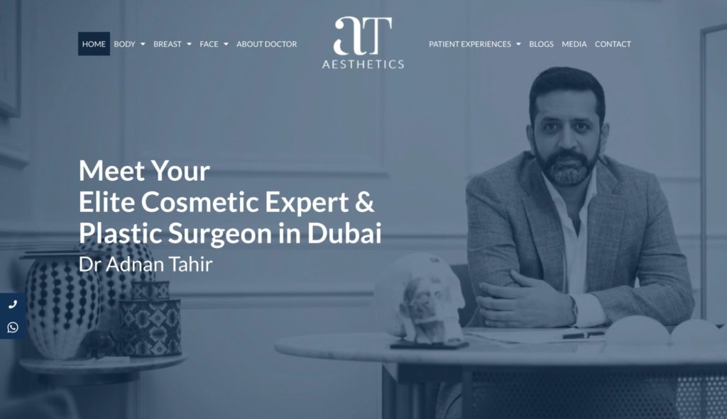 Adnan Tahir of Valiant Clinic's Homepage