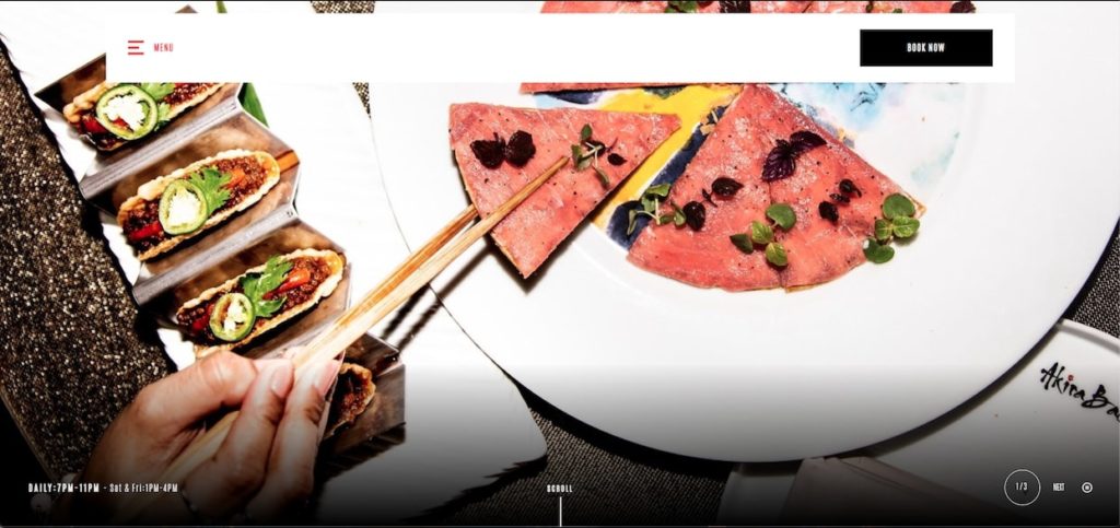 Akira Back Dubai's Homepage