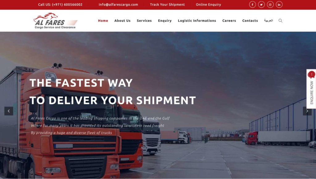Al Fares Cargo Services's Homepage