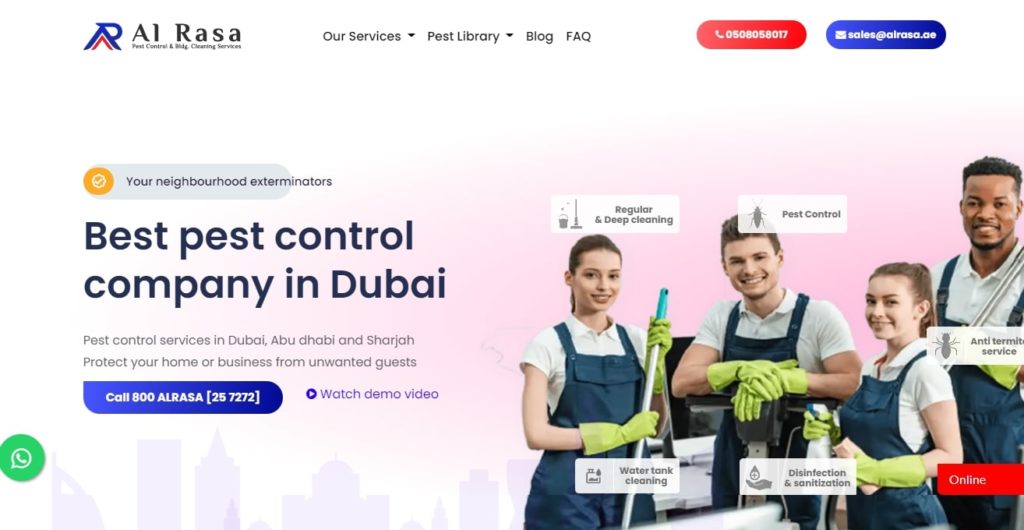 Al Rasa Pest Control 's Homepage