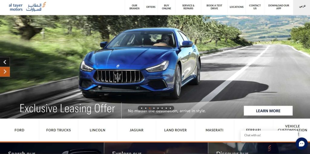 Al Tayer Motors's Homepage