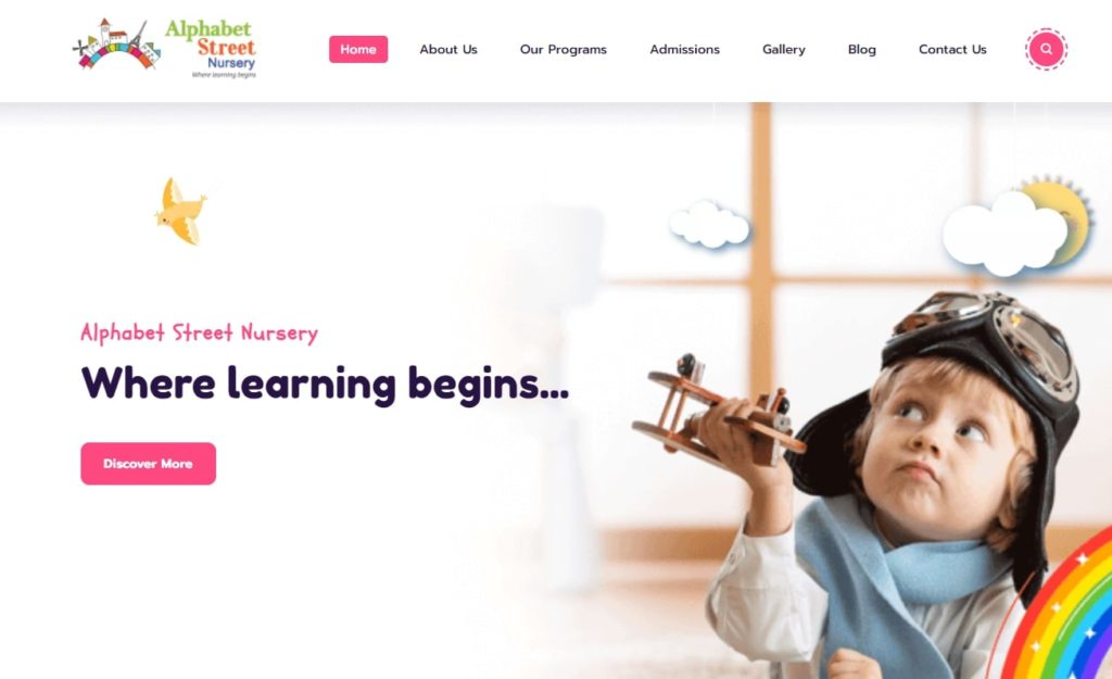 Alphabet Street Nursery's Homepage