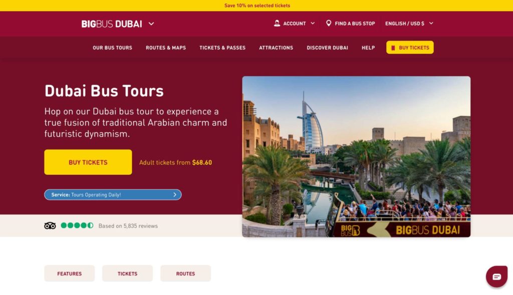 Big Bus Tours's Homepage