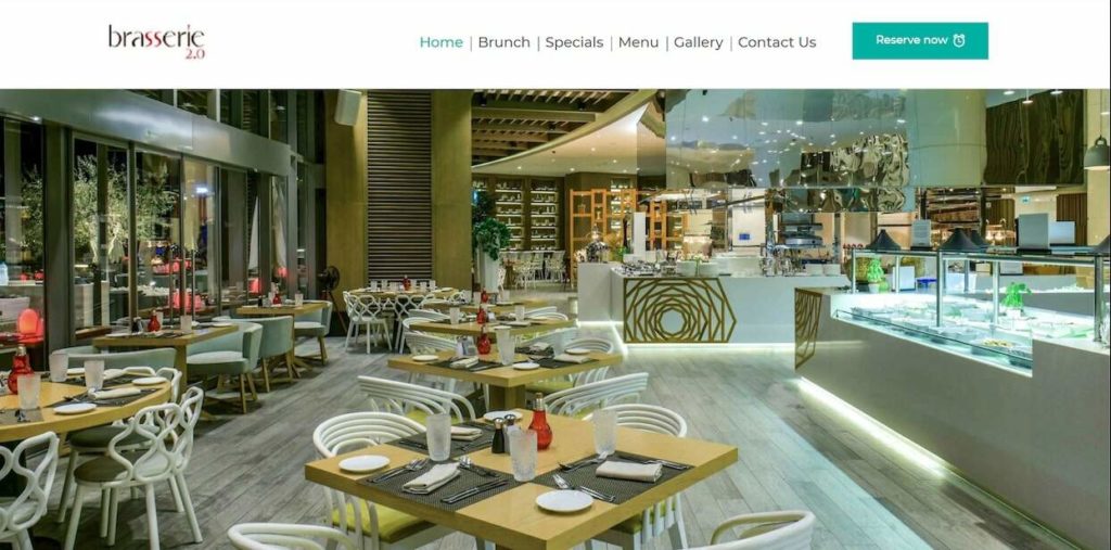 Brasserie 2.0's Homepage