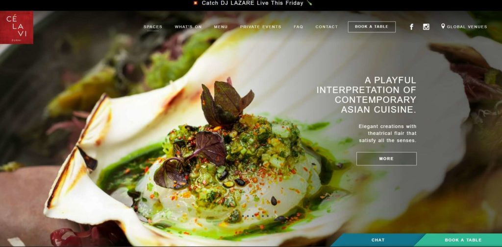 CÉ LA VI Dubai's Homepage