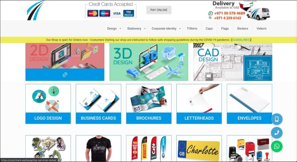 COLOR TRACK ADVERTISING HO (Printing Press)'s Homepage