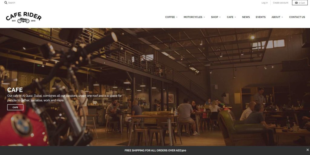 Cafe Rider Custom's Homepage