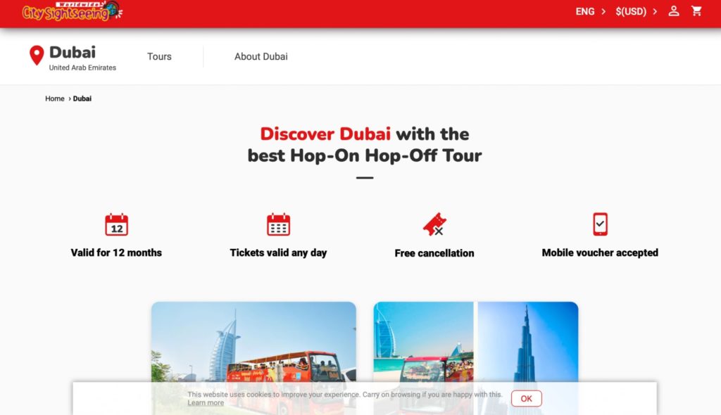 City Sightseeing's Homepage