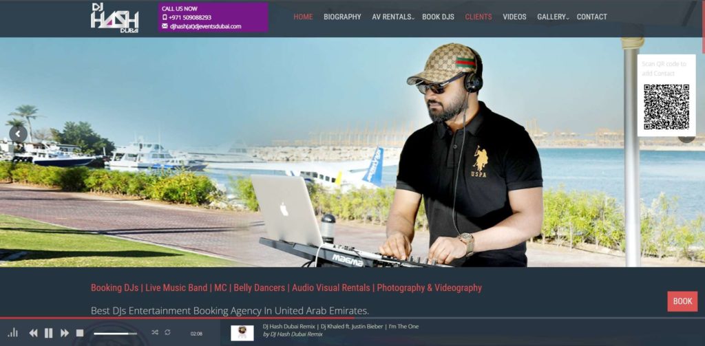 DJ Hash Dubai's Homepage