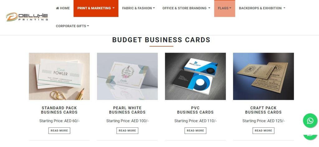 Deluxe Printing's Homepage