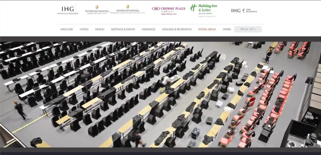 Dubai Festival Arena's Homepage