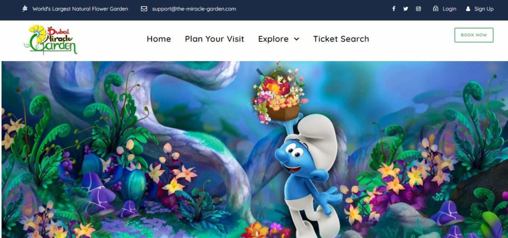 Dubai Miracle Garden's Homepage