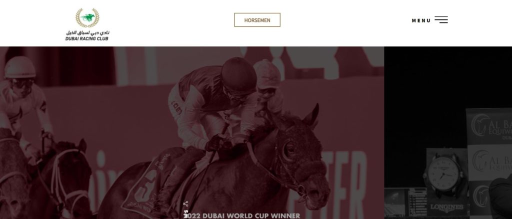 Dubai World Cup's Homepage