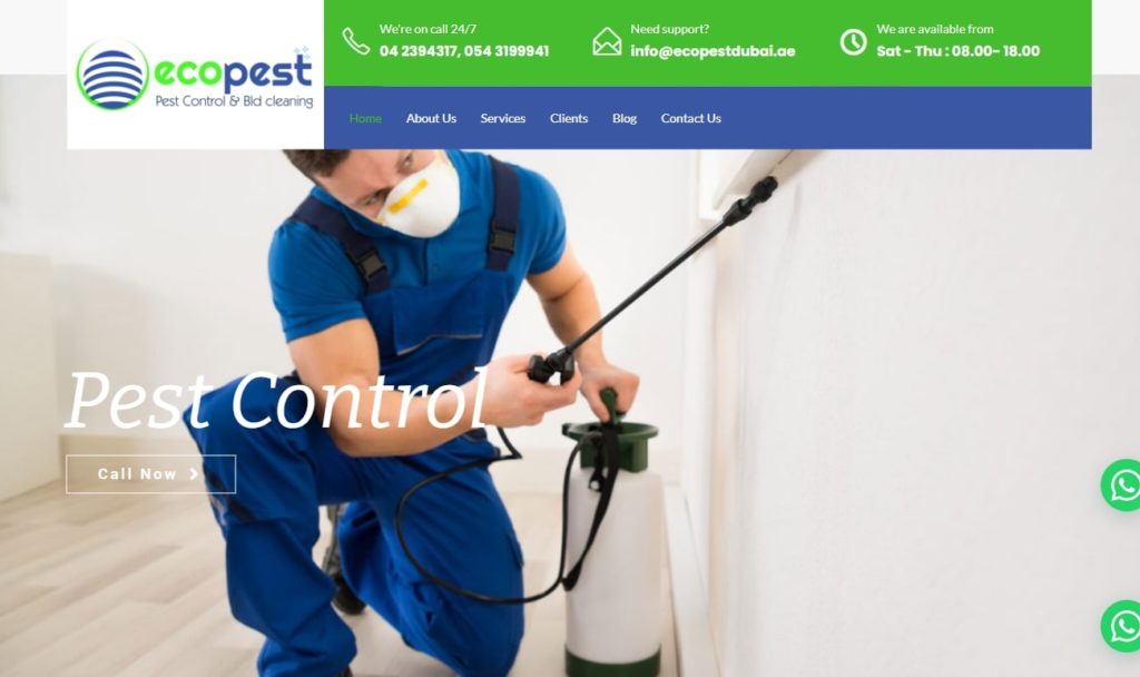 Ecopest Pest Control's Homepage