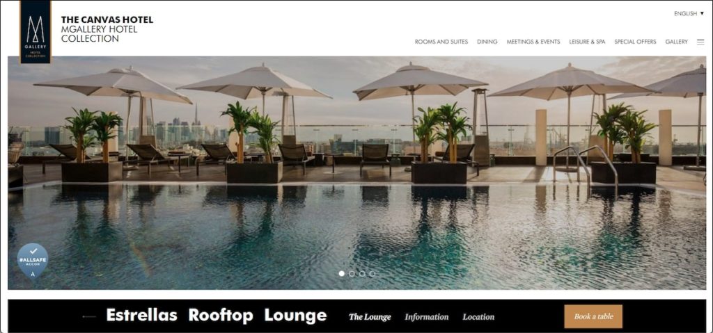Estrellas Rooftop Lounge's Homepage