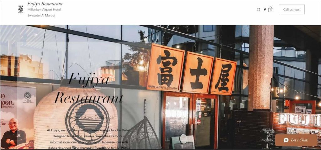 Fujiya Dubai's Homepage