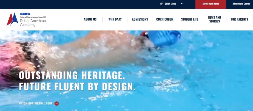 GEMS Dubai American Academy's Homepage