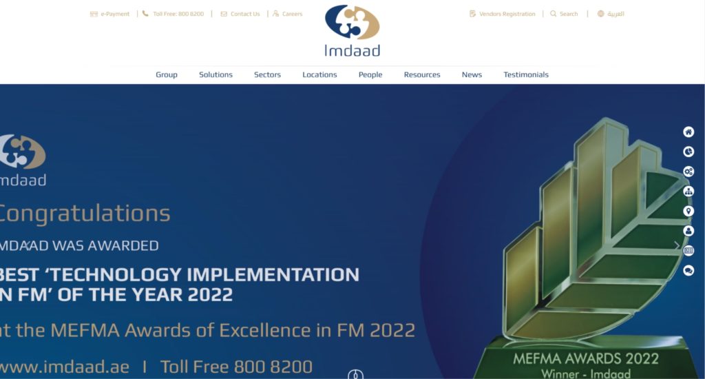 Imdaad Environmental Solutions Office's Homepage