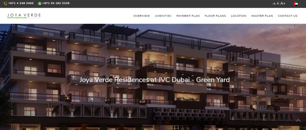 Joya Verde Residences's Homepage