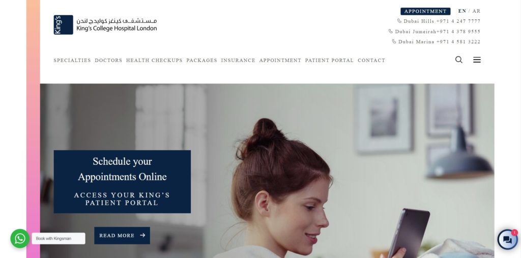 King’s College Hospital - Dubai's Homepage
