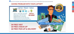 Laptop Repair Dubai's Homepage