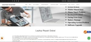 Laptop Repair Service Dubai's Homepage