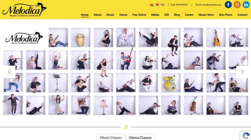 Melodica Music and Dance Institute's Homepage
