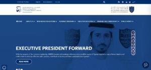 Mohammed Bin Rashid School of Government Dubai's Homepage
