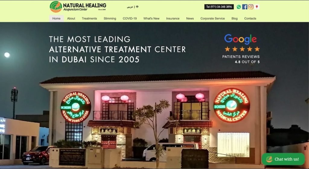 Natural Healing Acupuncture & Hijama Medical Center's Homepage