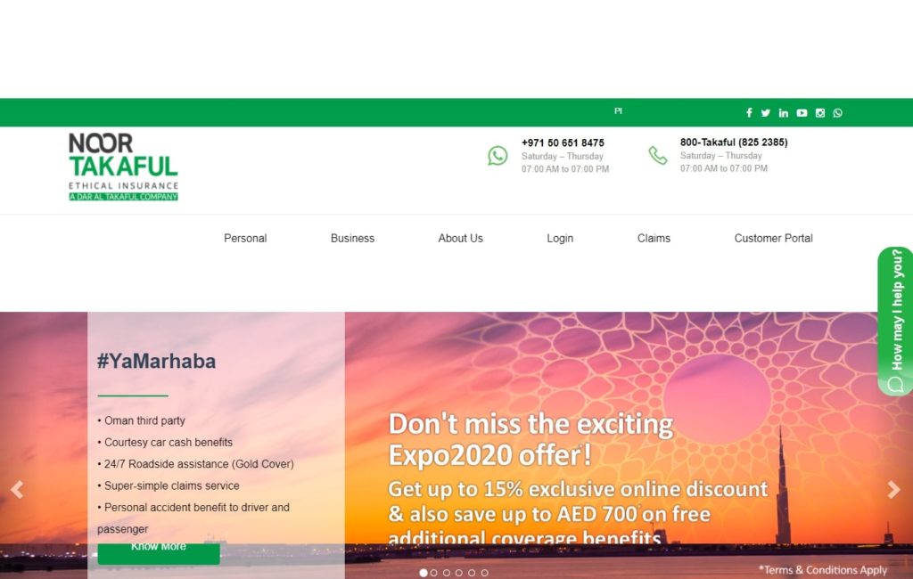 Noor Takaful Ethical Insurance's Homepage