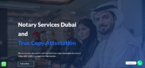 Notary Services Dubai's Homepage