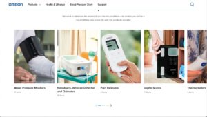 Omron Healthcare Middle East's Homepage