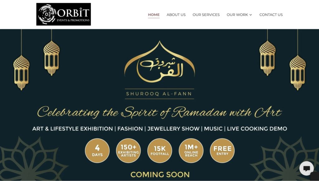 Orbit Events and Promotions's Homepage