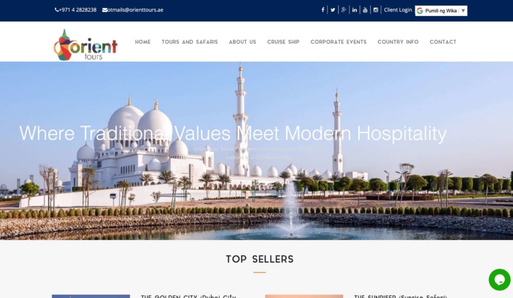 Orient Tours's Homepage
