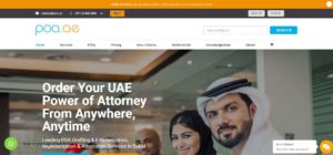 POA Dubai's Homepage