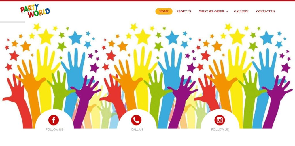 Party World's Homepage