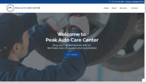 Peak Auto Care Center's Homepage