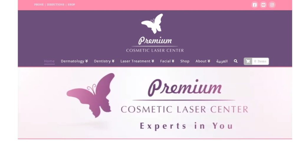 Premium Cosmetic Laser Center's Homepage