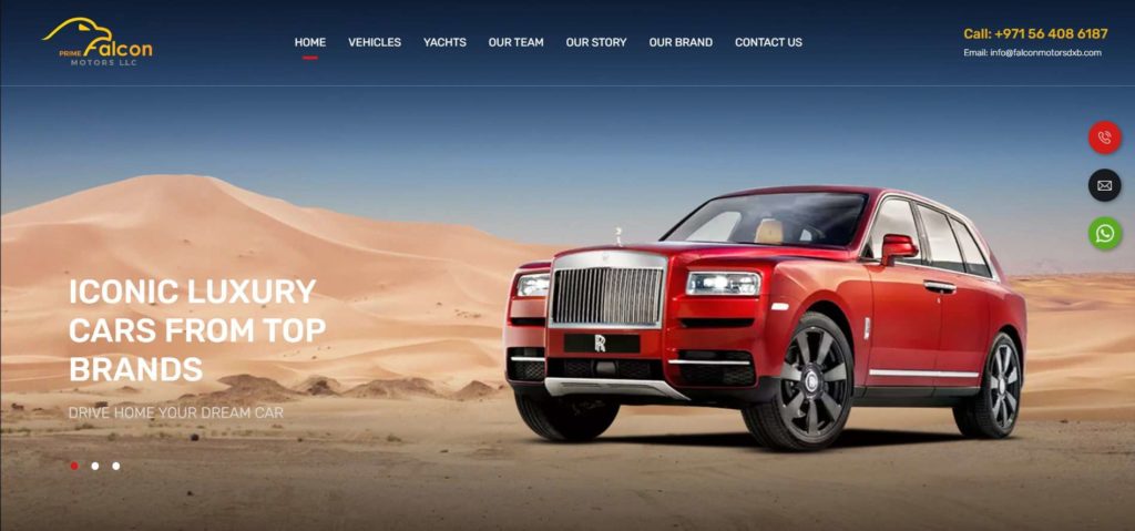 Prime Falcon Motors's Homepage
