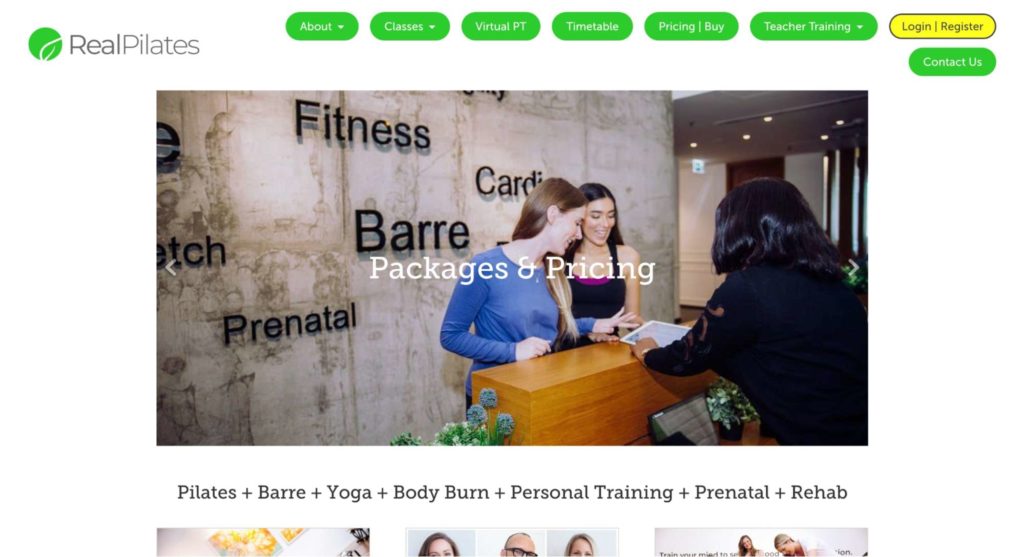 Real Pilates's Homepage