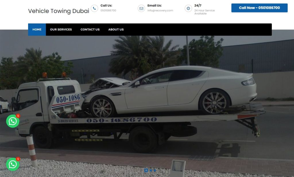 Recovery Dubai's Hopmepage