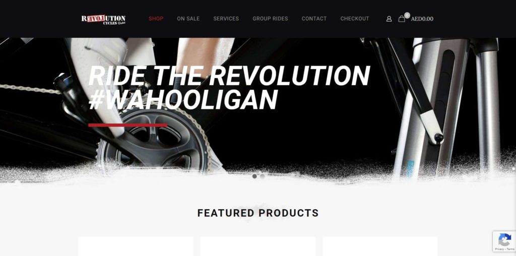 Revolution Cycles Dubai's Homepage