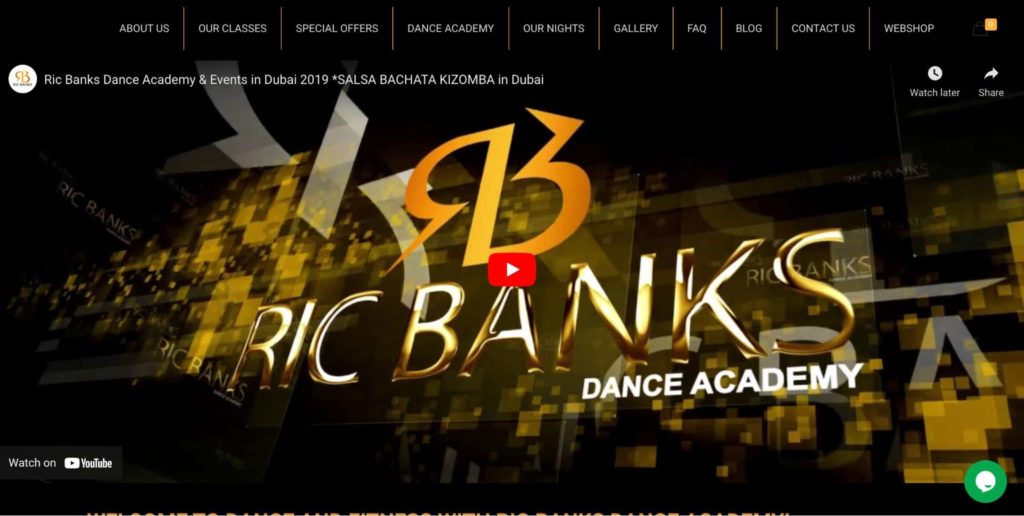 Ric Banks Dance Academy-Bachata, Kizomba, Salsa, Ballroom, Zumba, Belly Dance, Hiphop Dance Classes Dubai's Homepage