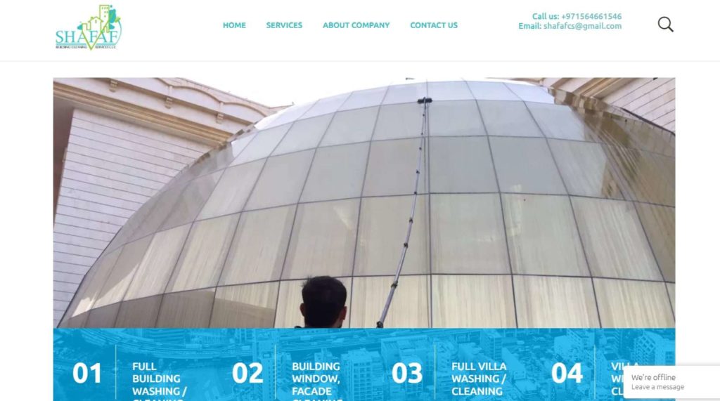 Shafaf Building Cleaning Services's Homepage