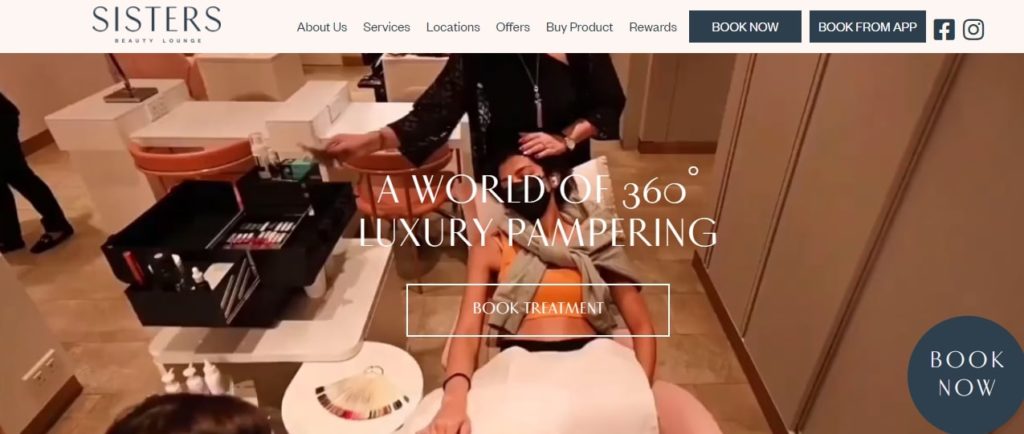 Sister’s Beauty Lounge's Homepage