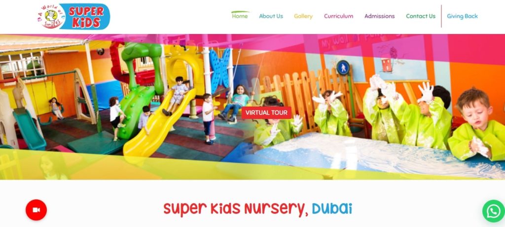 Super Kids Nursery's Homepage