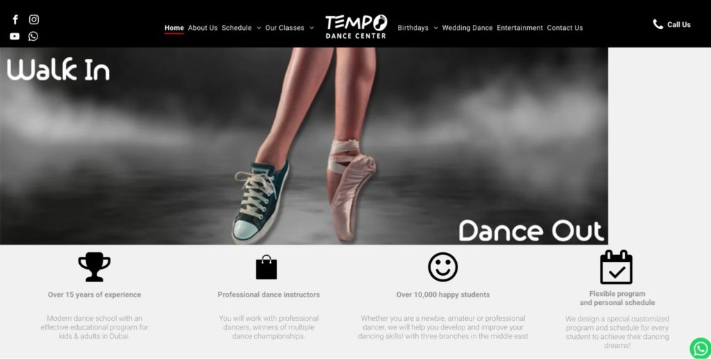 Tempo Dance Center's Homepage